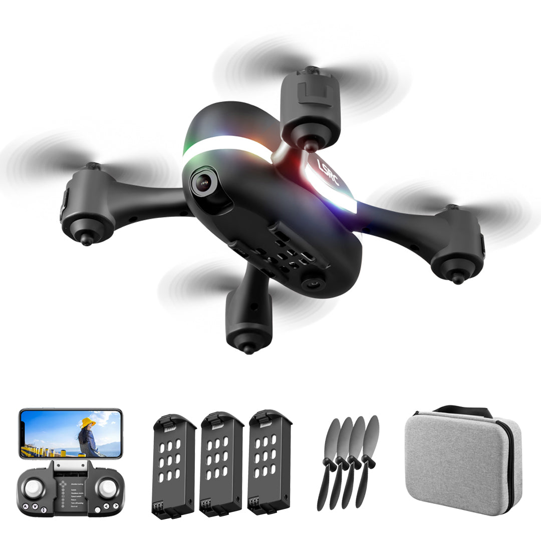 Mini Drone with 38 Dynamic Color Flashing Lights
