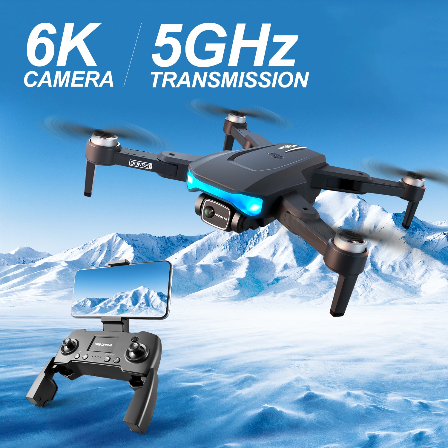 5G GPS 6K Drone